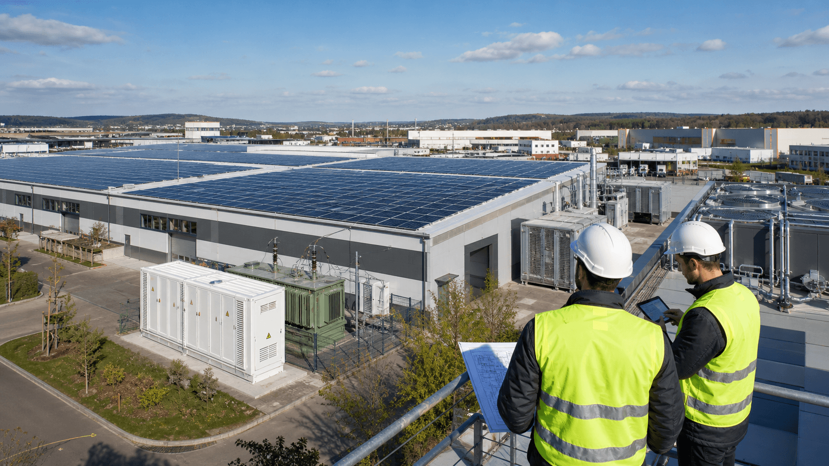 Industrielle PV-Anlage